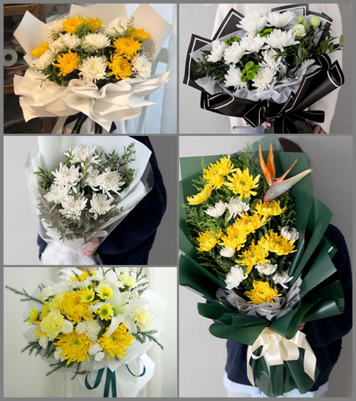 重庆彭水县鹿角镇白事花束代送